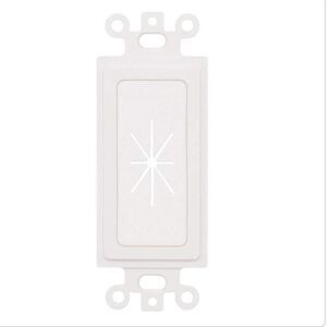 COMMERCIAL ELECTRIC 2 Port Wall Plate & Screws | White | 5002-WH | 595 177 | NEW